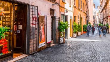 Rome's shopping streets