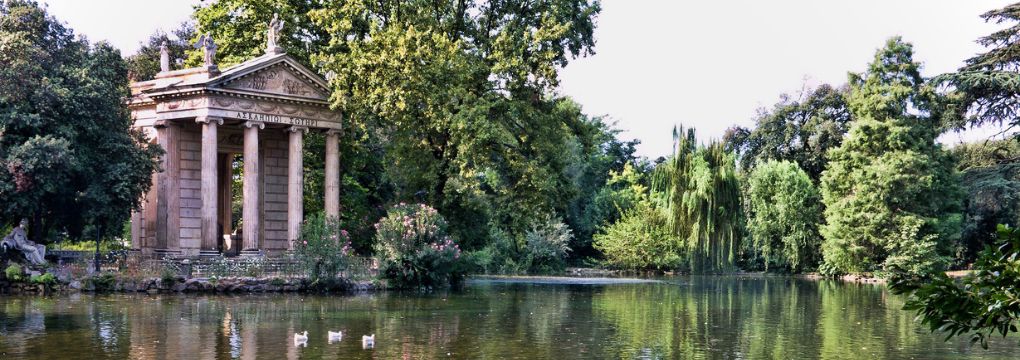 Villa Borghese Park in Rome